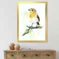 thumbnail image 3 of Designart 'Little Robin Bird Sitting On A Branch' Traditional Framed Art Print, 3 of 4