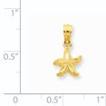 thumbnail image 2 of 14K Yellow Gold Starfish Pendant, 2 of 2