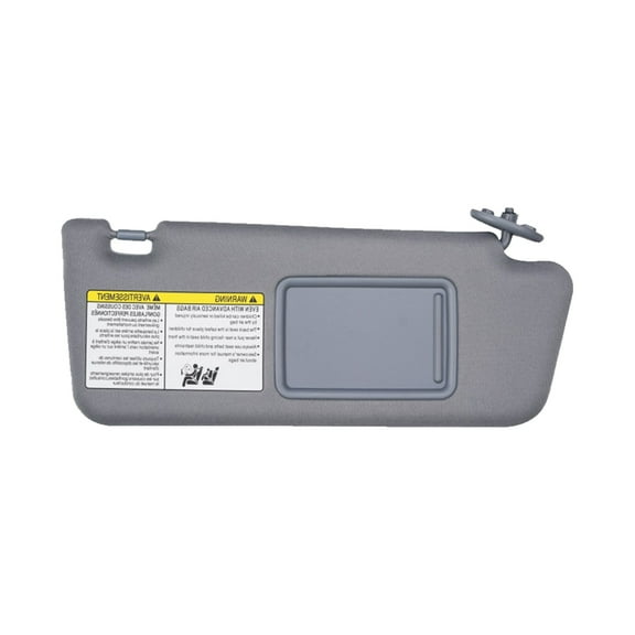 Right Passenger Side Car Sun Visor With Makeup Mirror For Toyota Tacoma 2005-2015, Replacement OEM 74320-04181-light Grey