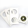 thumbnail image 1 of 50Pcs Coin Album Lightweight Smooth Small Size Small Size Stamp Holders Multi Kinds Retro Style Collection Organizer Hard Souvenir White 10, 1 of 1