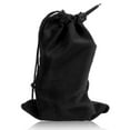 thumbnail image 2 of Drawstring Storage Bag Double Drawstring Closure Dustproof Portable Bag for Outdoor Camping Mountaineering Travel Black, 2 of 8