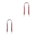 thumbnail image 2 of relayinert Stylish Shoulder Strap For Bag PU Leather Craftsmanship Multi-Color Options Classic Shoulder Bag Strap Bag Accessories Winered 2Set, 2 of 6