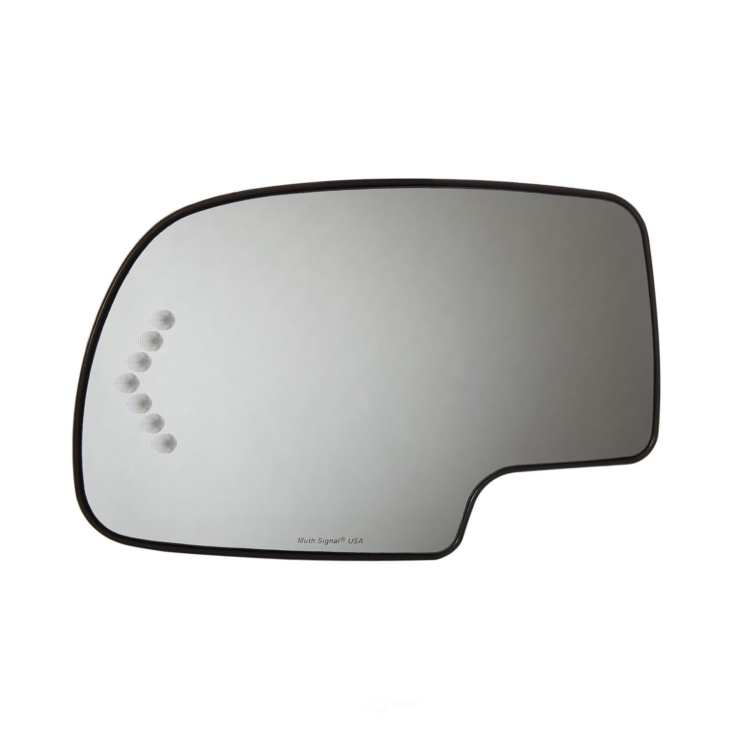 Burco Side View Mirror Replacement Glass with Motor Mount Plate - Clear Glass - 2734HSRSG