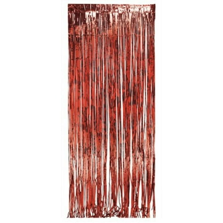 pack of 6 dazzling red metallic foil christmas hanging door fringe decorations - Foil Christmas Door Decorations pack of 6 dazzling red metallic foil christmas hanging door fringe decorations - Foil Christmas Door Decorations