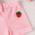 thumbnail image 3 of mgoYE Newborn Infant Baby Girl Clothes Romper Shorts Set Floral Summer Outfits Cute Baby Clothes Girl Size 9-12 Months, 3 of 7