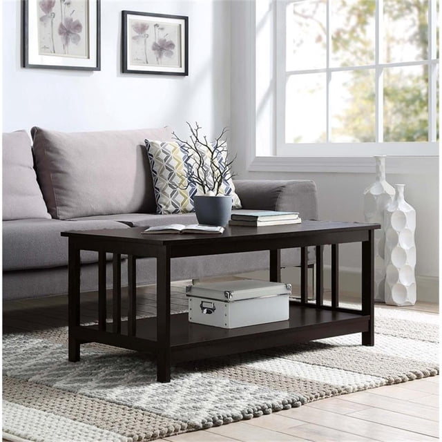 Convenience Concepts Mission Table Basse, Fini Bois Espresso