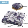 thumbnail image 7 of 22x22in Square Meditation Cushion - Floral Velvet Floor Pillow for Kids Adults, Pets Sleep Mat Gym Yoga Seat Cushion with Handle, Perfect for Home Bedroom Livingroom, Office, School Sitting, 7 of 7
