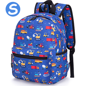 Cshidworld Preschool Backpack, Cars Design, Dark Blue