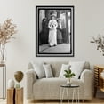 thumbnail image 4 of Historic Framed Print, [Unidentified woman at Mrs. W. Wilson, 1st breakfast] - 3, 17-7/8" x 21-7/8", 4 of 9
