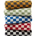 thumbnail image 1 of wonima44 Hand Towels 5 Pack, Cotton Face Towels Soft, Absorbent, and Decorative Checkered Design for Bathroom, Kitchen, Gym, and Spa, 13 x 29 Inches, 5 Colors (5 Colors), 1 of 1
