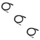 thumbnail image 1 of Adaptador de enchufe de cable de audio Cateissary con doble blindaje interruptor divisor de auriculares, 1 of 6