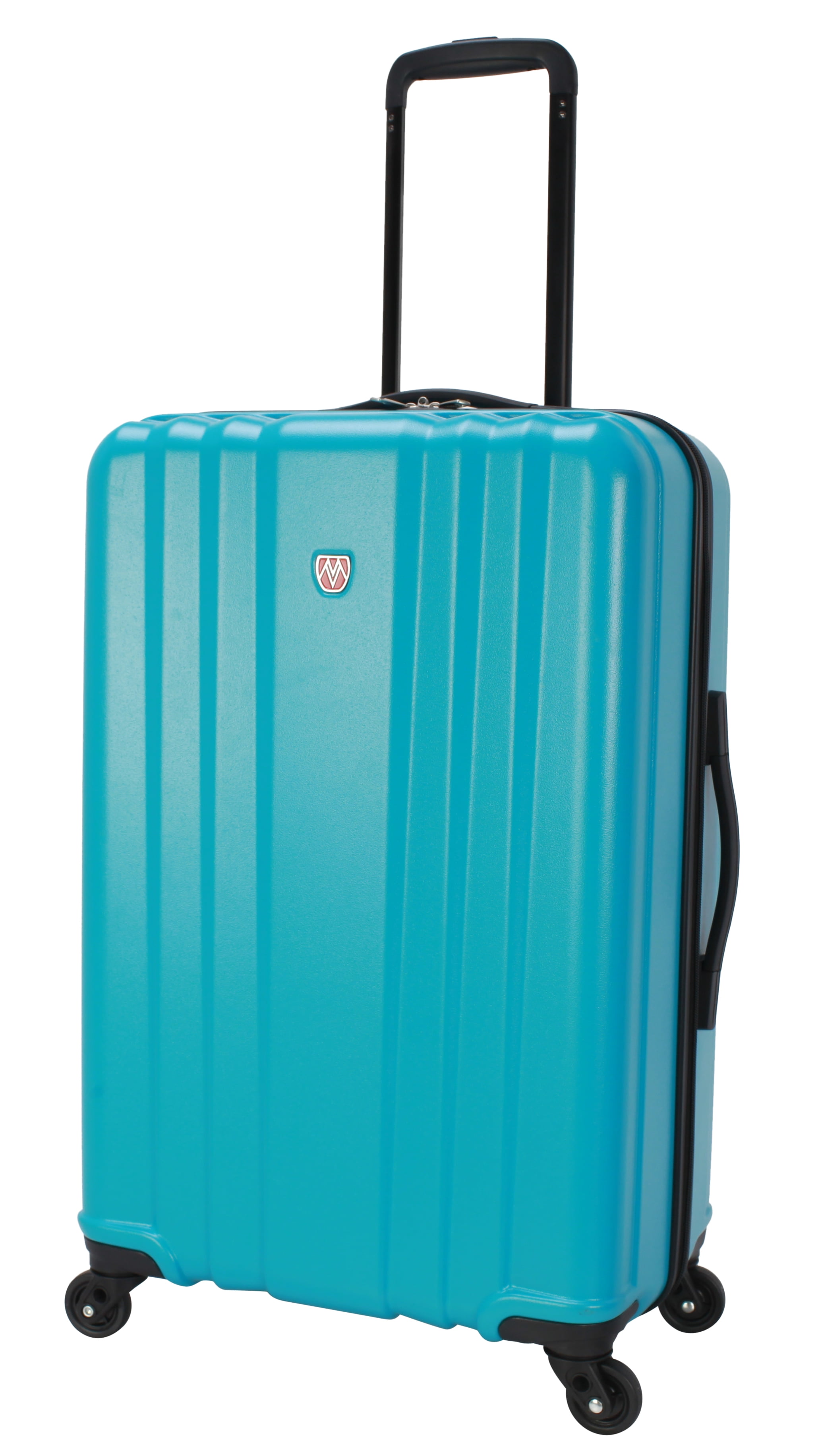 Moda ABS Hard Side 3 Piece Luggage Set, Includes 28-inch and 24-inch Checked and 20-inch Carry-on Luggage, Teal