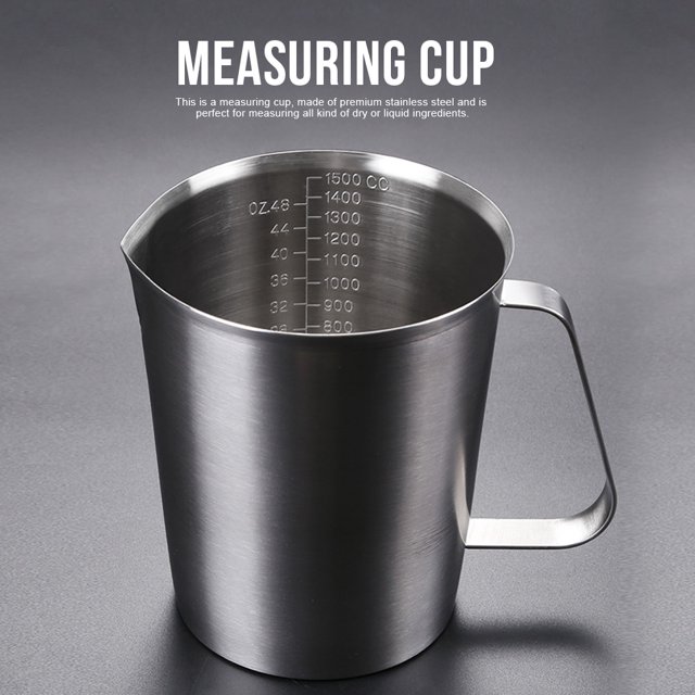Taza de Mediciónica, Taza de Medición de Hornear, Acero Ecológico delicado para cocinar Vertido