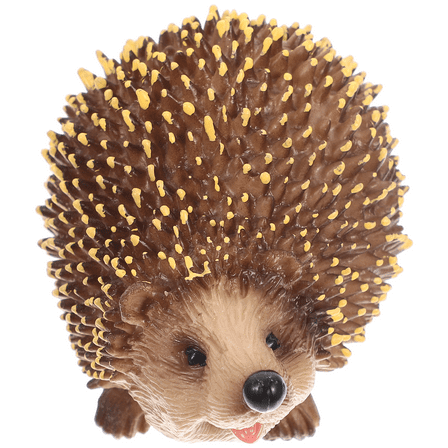 Set of 5 Gazebo Hedgehog Statue Outdoor Garden Decor Child 8.5X5.5X4.5CM Brown
