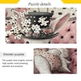 thumbnail image 2 of WOBOGO Gentleman White Rabbit Puzzle Challenge 1000 Piece Jigsaw Suitable for Game Night Finished Size 29.5 x 19.7in, 2 of 9