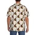thumbnail image 3 of Pofeuu Art cute koala Print Mens Casual Short Sleeve Shirts Beach Summer Spread Collar Pocket Tops Men's Casual Short-sleeved Shirt-X-Large, 3 of 5