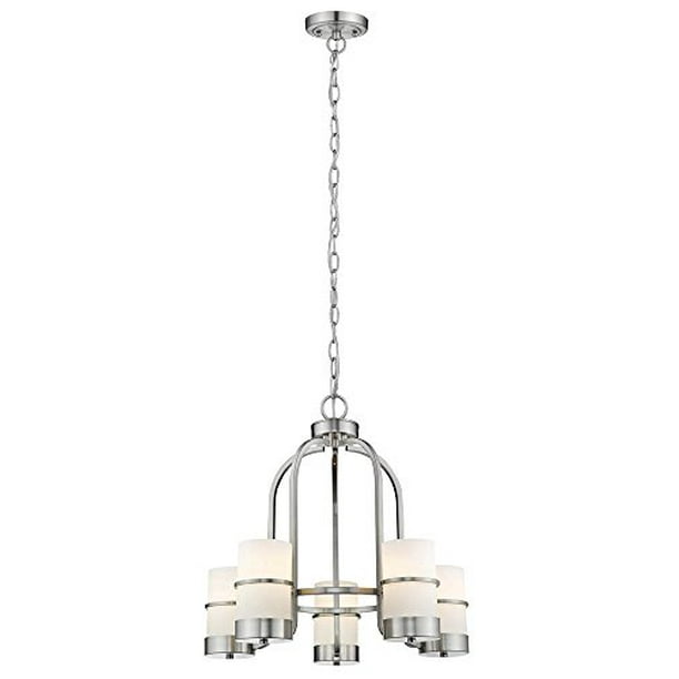 Chloe Lighting Penelope Contemporary 5 Light Brushed Nickel Mini Chandelier 22 Wide Com Light Brushed Nickel Mini Chandelier, Contemporary Mini Chandelier Lighting