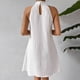 thumbnail image 2 of TaTaai Womens Casual Halter Neck Dress Sleeveless Solid Color Loose Fit Flowy Midi Length Soft Comfortable Elegant for Summer Daily Vacation Beach Gift, 2 of 5