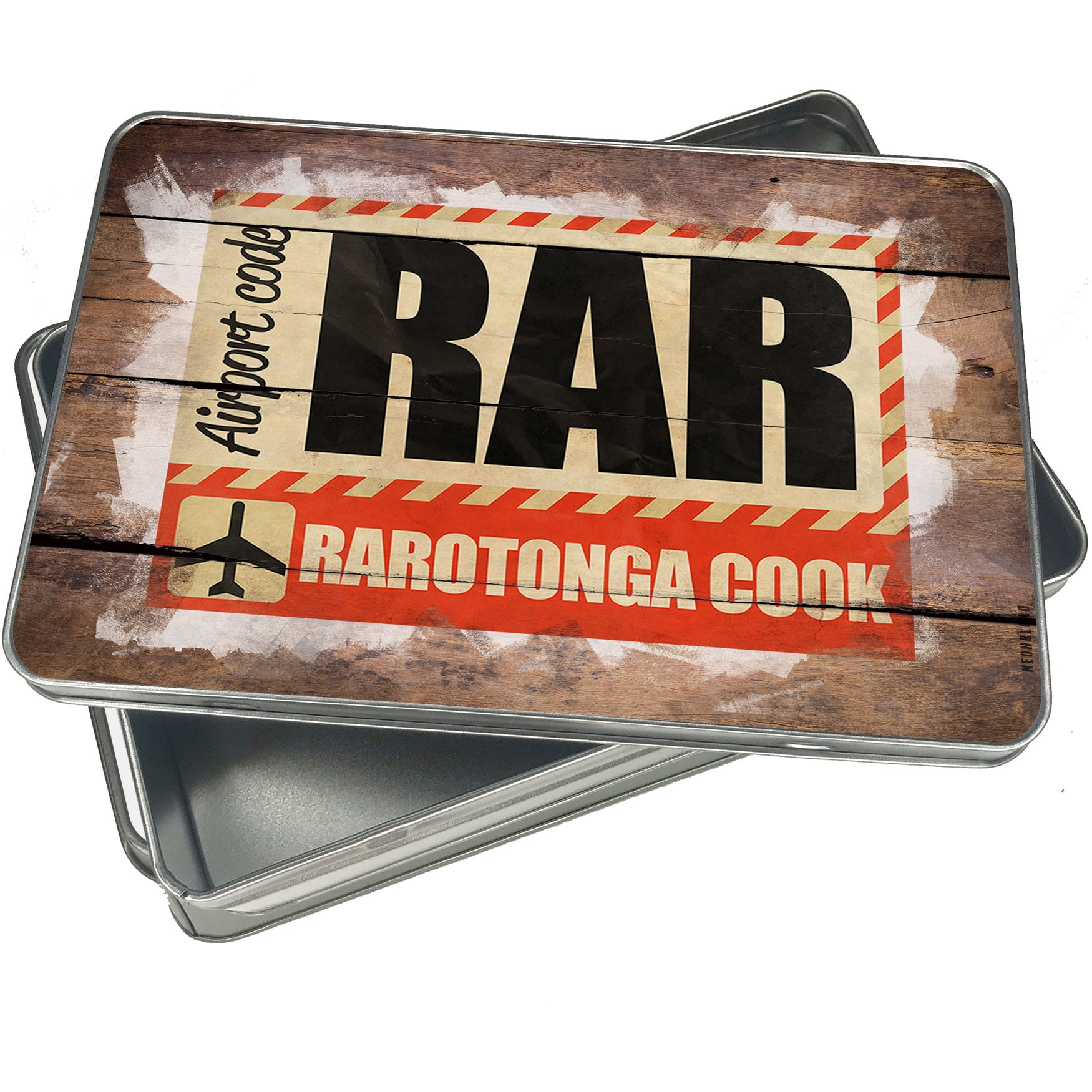 Christmas Cookie Tin Airportcode Rar Rarotonga Cook For Gift Giving Empty Candy Snack Pastry Treat Swap Box Cerebrate A Holiday Walmart Com Walmart Com