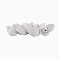 thumbnail image 2 of ButtonMode Tuxedo Suit Buttons 15pc Set (Fits Most Formalwear) Includes 4 Jacket Front Buttons (19mm or 3/4 Inch) and 11 Sleeve and Pant Buttons (15mm or 5/8 Inch), Ivory Satin, 15-Buttons, 2 of 5