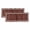 Brown, variant on 2 Pack Valances for Windows, Dark Purple Retro Greek Key Window Valances for Living Room/Bedroom/Bathroom, Geometric Greece Ancient Farmhouse Light Filtering Kitchen Curtain Valance 42"W x12" L