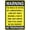Warning Sign 3, variant on No Trespassing You Would Be Better Off Sandpapering A Lions Butt - 8"x12" Metal Poster, Humorous Security Decor for Home Bar Kitchen Coffee Man Cave Garage