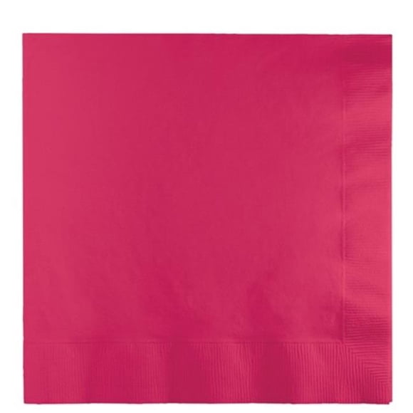 Hoffmaster Group 139197135 2-Ply Lunch Napkins, Hot Magenta - 50 per Case - Case of 12
