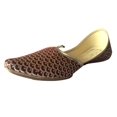 thumbnail image 1 of Mens Punjabi Jutti Sherwani Shoes Mehroon Gold Zari Khussa Shoes Formal Sandals Ethnic Footwear US 8/ EURO 42, 1 of 5