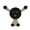 Smiley Gold, variant on Car Phone Holder Air Vent Clip Smartphone Stand Gravity Support Mount For iPhone Huawei SamsungXiaomi Universal GPS Stand In Car Bear Gray