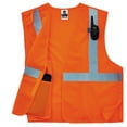 thumbnail image 3 of Ergodyne GloWear® Breakaway Mesh Hi-Vis Type-R Class 2 Safety Vest, X-Large, Orange, 3 of 5