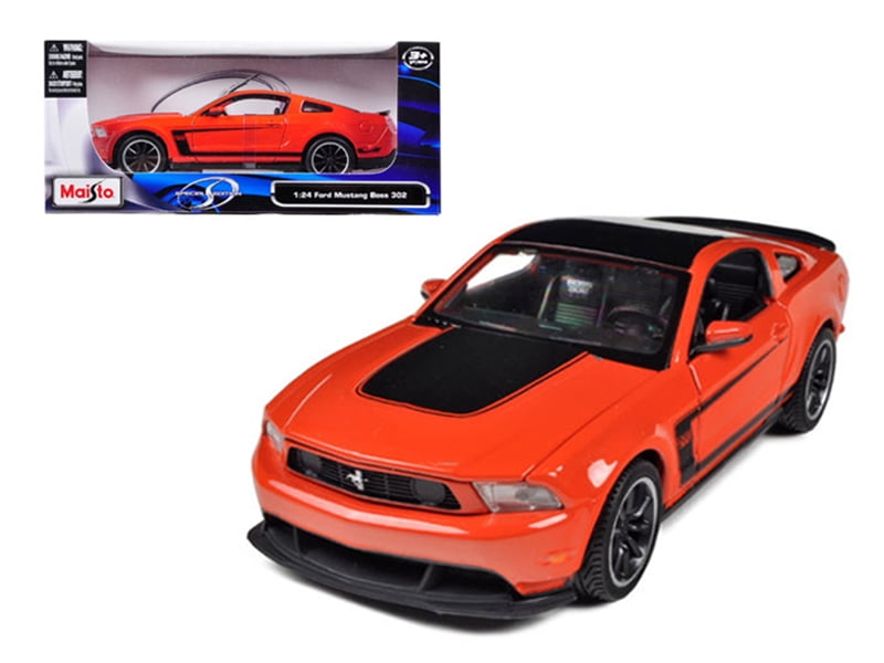 Modellauto Ford Mustang Boss 302 Fertigmodell dkl.-orange Maisto 1:24