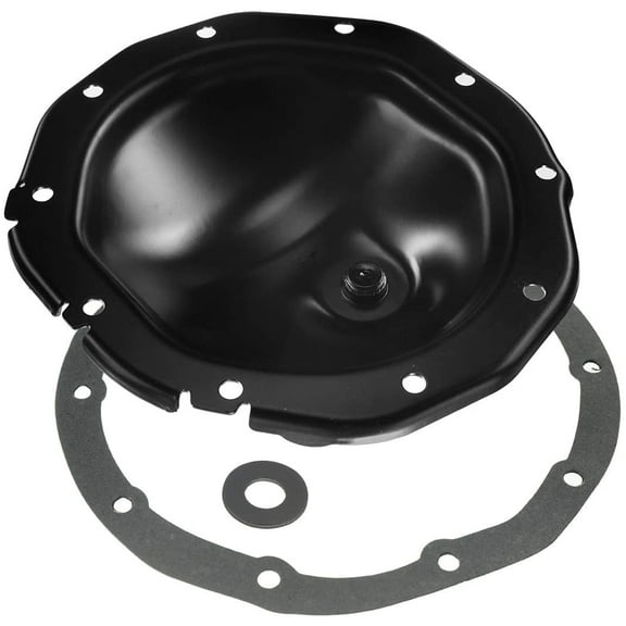A-Premium Rear Differential Cover with Gasket Compatible with Escalade Silverado Sierra Suburban Express Sonoma Tahoe Yukon S10 Blazer Jimmy Savana 1998-2010