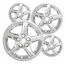 16 inch Chrome ABS Wheel Skins Set Compatible with 2016-2022 Chevrolet Malibu LT, LS, Premier, L, 2016-2019 Malibu Hybrid & Impostors for 5714 Wheel Series