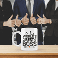 thumbnail image 2 of World's Best Boss Mug Boss Day Gifts for Boss Funny Unique Christmas Present Idea Appreciation Gifts Coffee Mug Cup Gift for Office Male Female Bosses Coworkers, 2 of 5