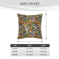 thumbnail image 4 of Fotbe USA 1 Pattern Velvet Decorative Throw Pillow Covers with Elegant Piping, Soft Plush Cushion Cover for Sofa, Bed, Car, Office-16"x16", 4 of 8