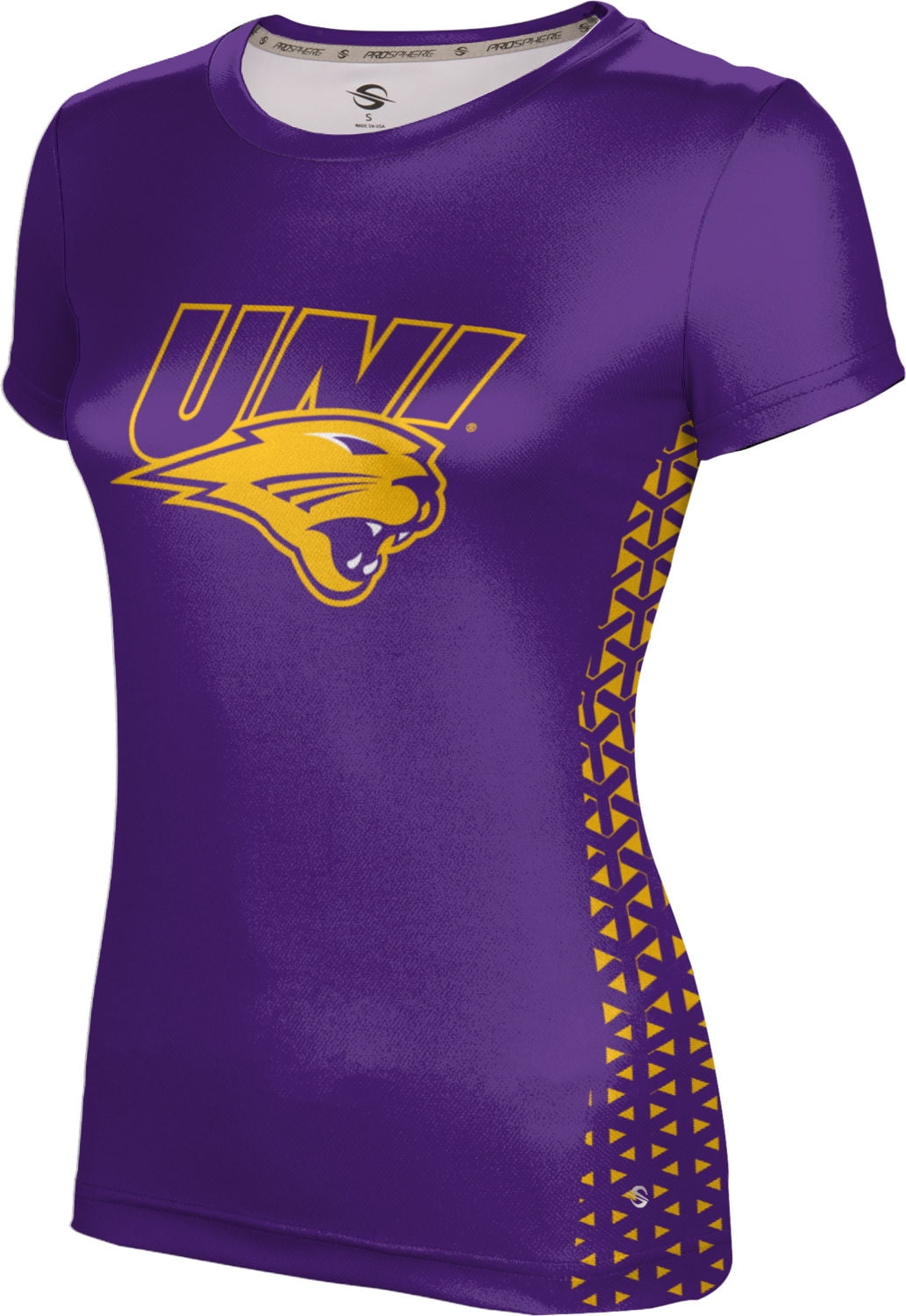 Distressed ProSphere University of Northern Iowa Girls Performance T-Shirt