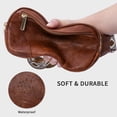 thumbnail image 6 of HKCLUF Belt Bag for Women,Vegan Leather Everywhere Crossbody Bags for Women Men Trendy Waist Bag with Adjustable Strap, 6 of 10
