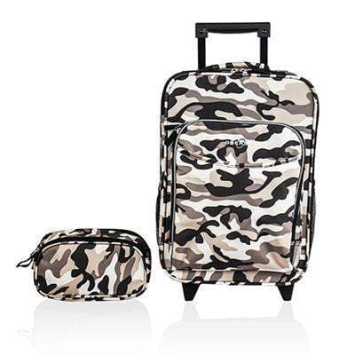 kids camo suitcase