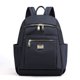thumbnail image 1 of Mochila de tela Oxford para mujer, mochila impermeable de moda para mujer, bolso de viaje de lona de gran capacidad para verano, 1 of 4