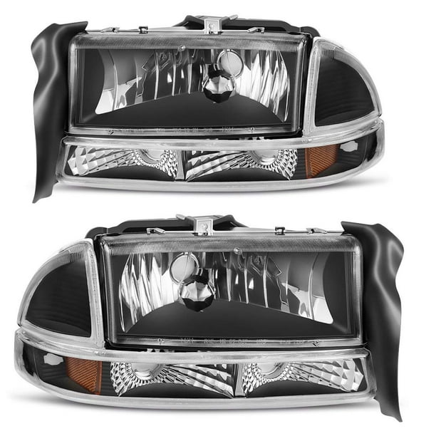 For 19972004 Dodge Dakota 19982003 Dodge Durango Headlight Assembly Headlamp Replacement with