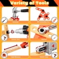 thumbnail image 5 of LINXUXIE Kids Tool Set, Pretend Play Toddler Tool Toy with Construction Portable Bag & Electronic Toy Drill, Birthday Gifts for Kids 1-3 3-5 5-8 Year Old, 5 of 7