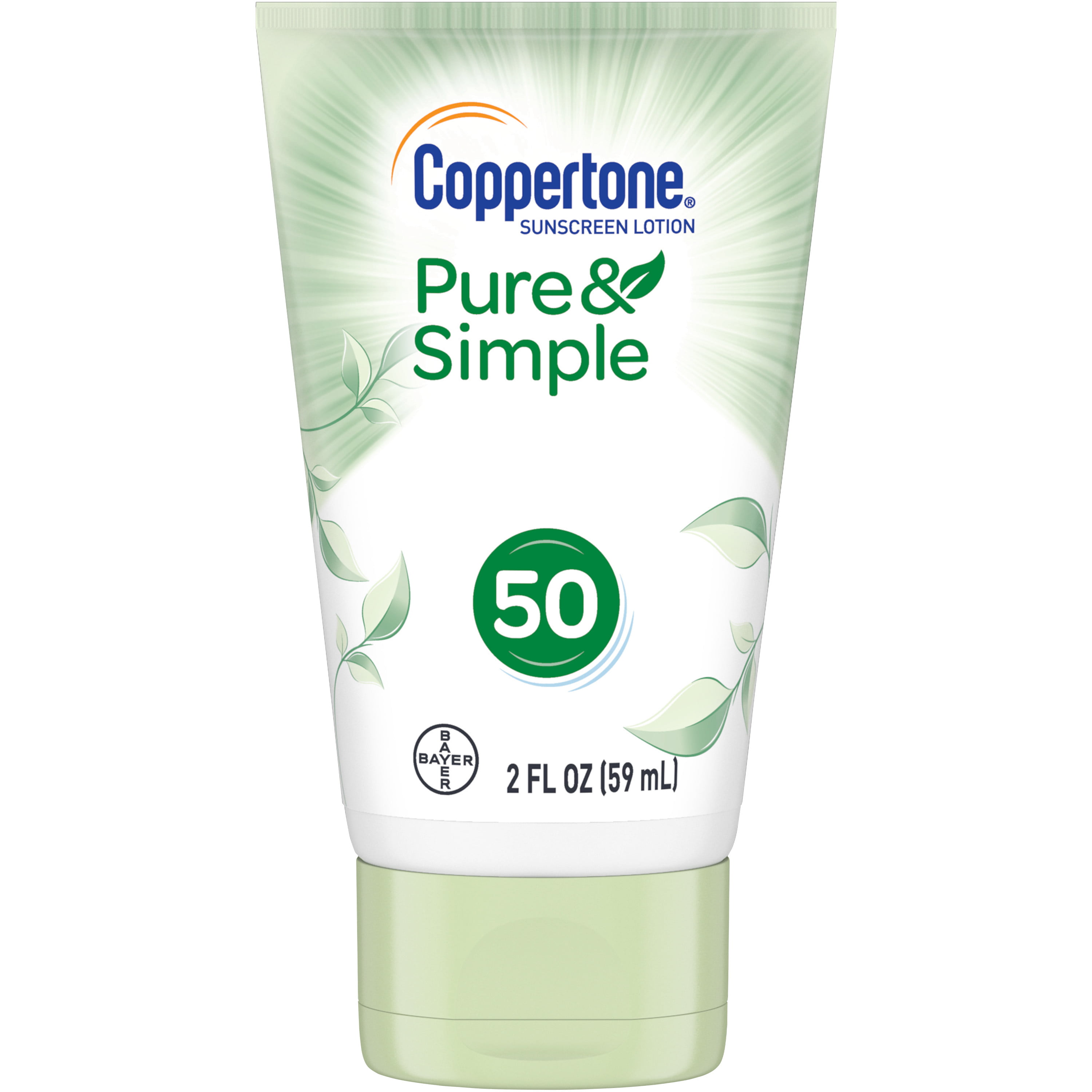 coppertone pure & simple sunscreen lotion