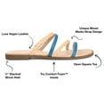 thumbnail image 2 of Journee Collection Womens Brinna Tru Comfort Foam Low Stacked Heel Slide Sandals, 2 of 6