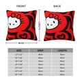 thumbnail image 2 of Hello Kitty Pillow Cover, Square Throw Pillow Cases For Couch Sofa Bed Living Room,Home Decorative, 22"X22", 2 of 9