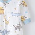 thumbnail image 6 of Akiihool Newborn Pajamas Girl Baby-girls Long Sleeve Variety Bodysuits Light Blue,3-6 Months, 6 of 6