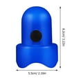 thumbnail image 2 of OULII Trampoline Replacement Pad 2Pcs Blue Abs For Trampoline Parts Safety Protection, 2 of 8
