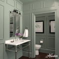 thumbnail image 3 of Hunter - Cypress Grove 3-light Natural Black Iron, Medium Size Vanity Light, Dimmable, Transitional Style, for Bedrooms, Dining, Living Rooms - 19257, 3 of 8