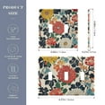 thumbnail image 2 of Yayeee Toggle Light Switch Wall Plate 2-Gang 4.56"x4.48" Decorative Outlet Cover, Red Flowers Pattern, 2 of 7