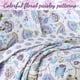 thumbnail image 5 of Juego de edredón reversible de 3 piezas Purplish Floral, 5 of 5