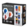 thumbnail image 4 of Cap Rack FAV | Hat Racks | Hold up to 40 caps | Over Door Organizer | Baseball Hat Organizer | Over Door Hanger | Fitted & Adjustable Caps & Visors | Door Slam Proof | 2 Straps | 20 Adj. Hooks | White, 4 of 10